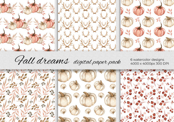 Autumn Elegance Digital Papers