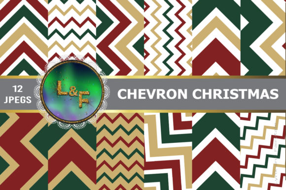 Chevron Christmas Seamless Patterns: A Versatile Design Resource for Creative Projects
