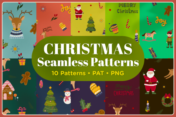 Christmas Holiday Seamless Patterns: A Creative Resource for the Festive Season