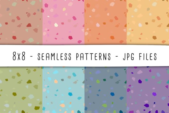 Colourful Terrazzo Seamless Patterns