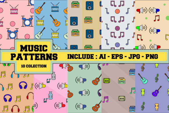 Digital Paper Music Patterns: Elevate Your Design with Timeless Elegance