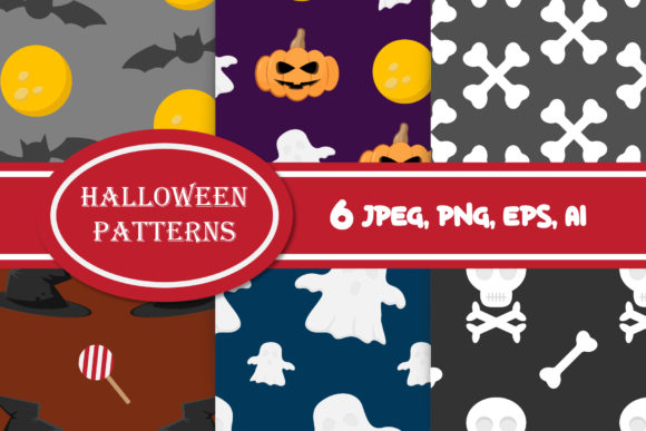 Halloween Seamless Patterns for Your DIY