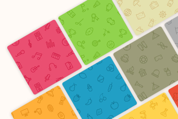 Seamless Icon Patterns Backgrounds: A Creative Asset for Modern Designers